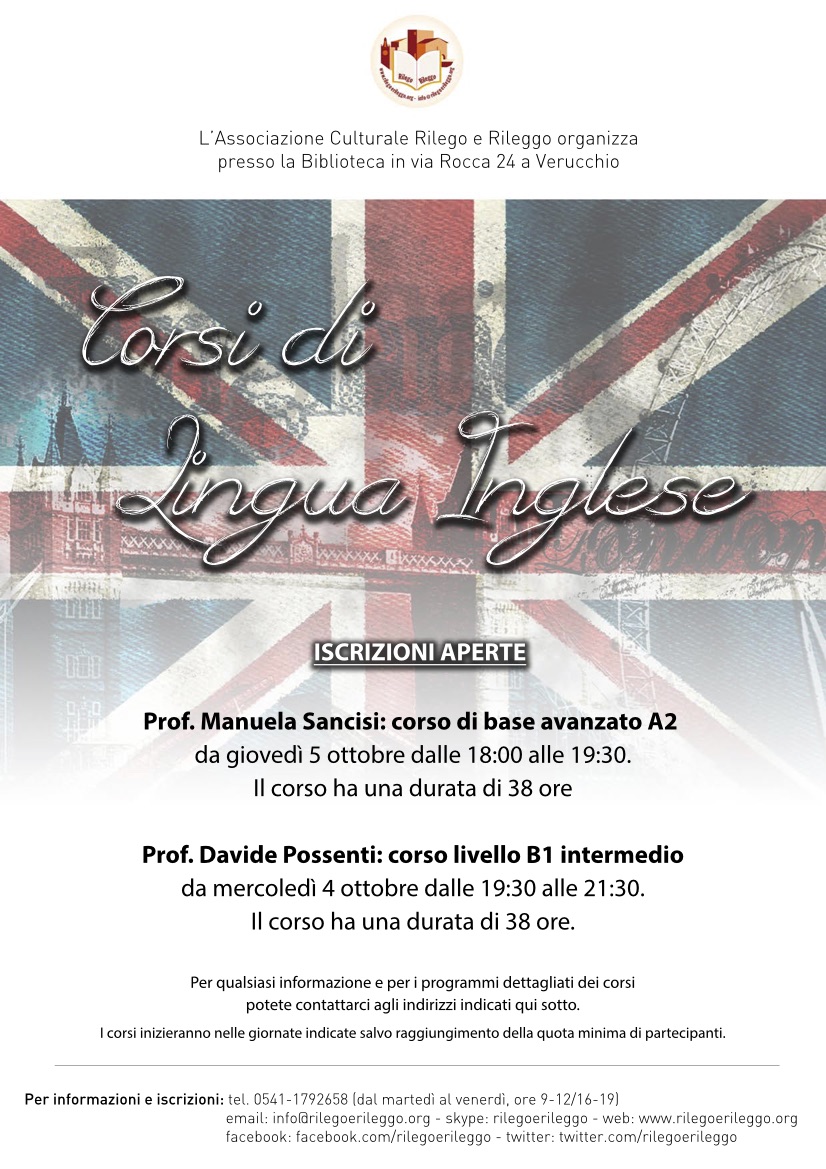 Corso di Inglese - Autunno 2017